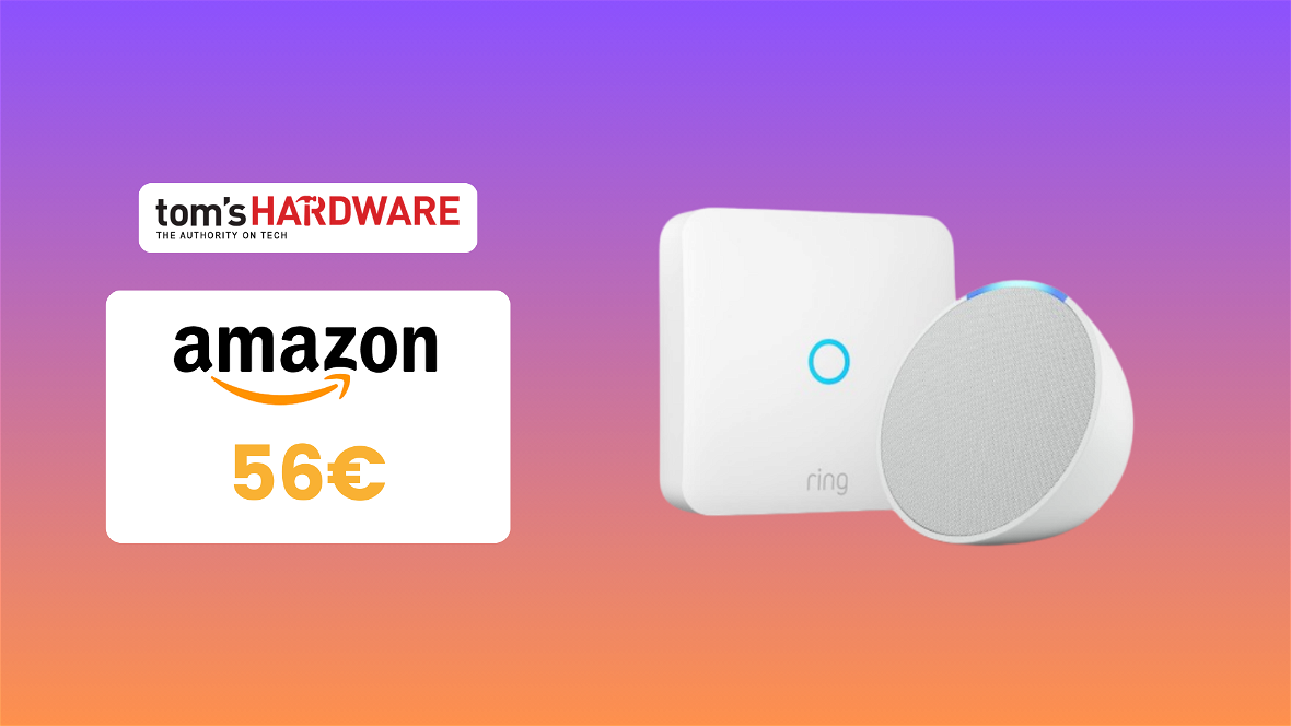 Echo Pop + Ring Intercom: bundle smart imperdibile a soli 56€!