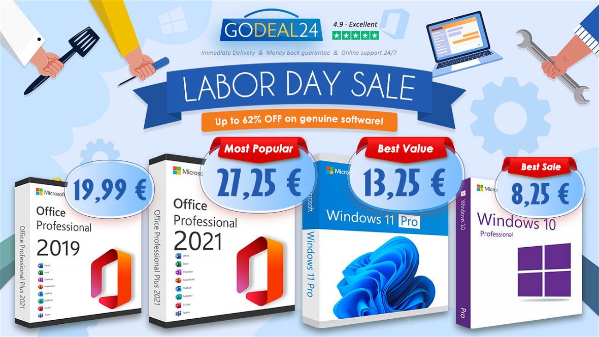 Windows 11 e Office 2021, acquista ora a partire da 10€