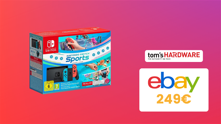 Immagine di Set Nintendo Switch + Switch Sports a un prezzo TOP! (-24%)