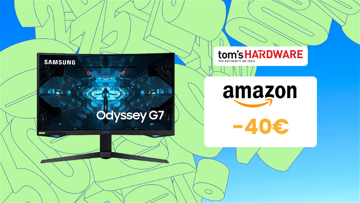 Immagine di Samsung Odyssey G7, monitor TOP a prezzo scontato (-40€)
