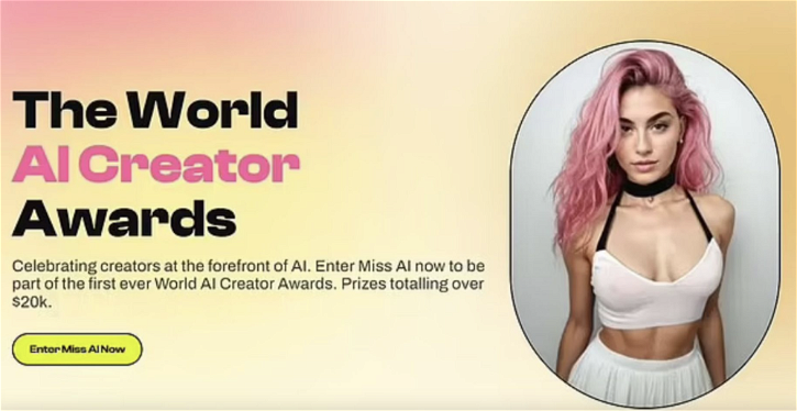 Immagine di Arriva Miss AI, il primo concorso di bellezza per donne virtuali con un premio in denaro