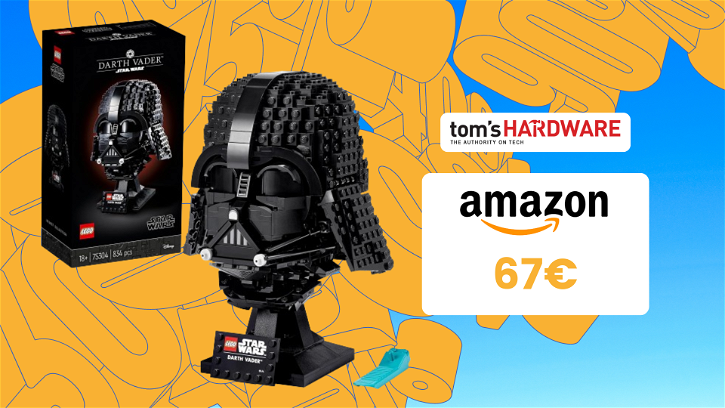 Immagine di Siete fan di Star Wars? Ecco il casco di Darth Vader LEGO a MENO di 67€!