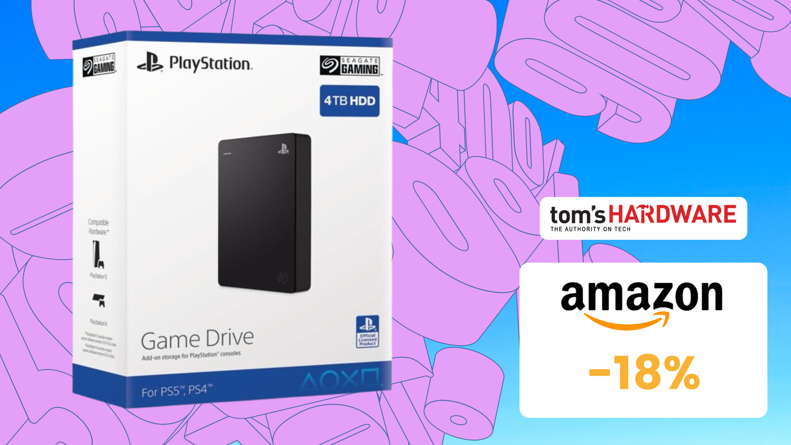 HDD esterno Seagate Game Drive a un prezzo SHOCK! (-159€)