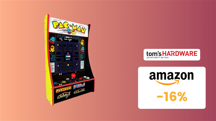 Immagine di Cabinato Pac-Man Partycade con 4 giochi è ora in OFFERTA!