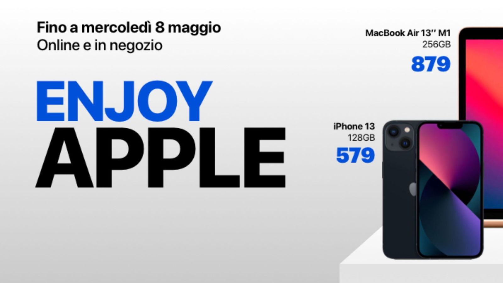 Immagine di SOTTOCOSTO Apple da Comet fino all'8 maggio! Tanti sconti e spedizione gratuita