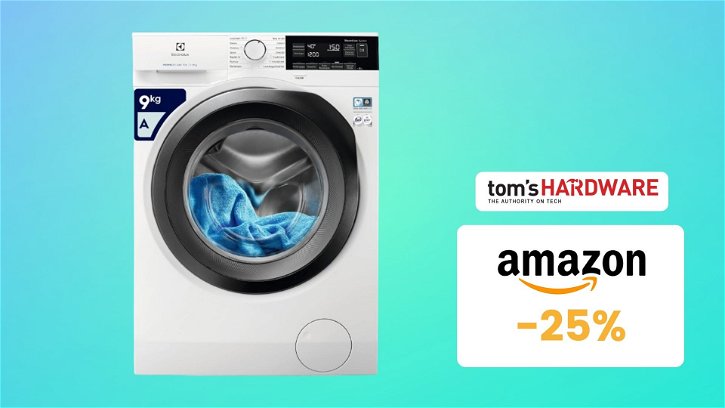 Immagine di Risparmia 200€ su questa lavatrice Electrolux di classe A con funzione vapore!