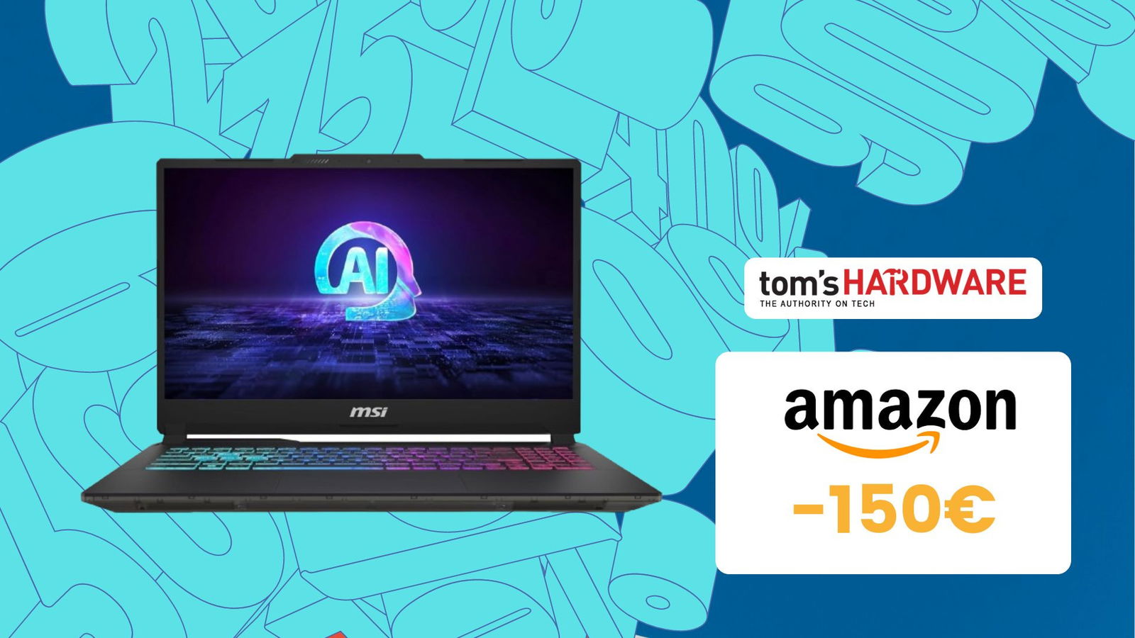 Immagine di Risparmia subito 150€ su questo notebook gaming MSI con IA