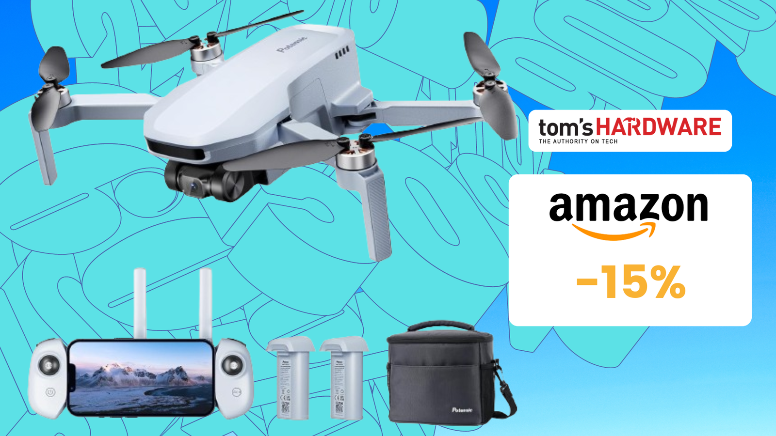 Questo drone è completo di TUTTO ed è in super sconto!