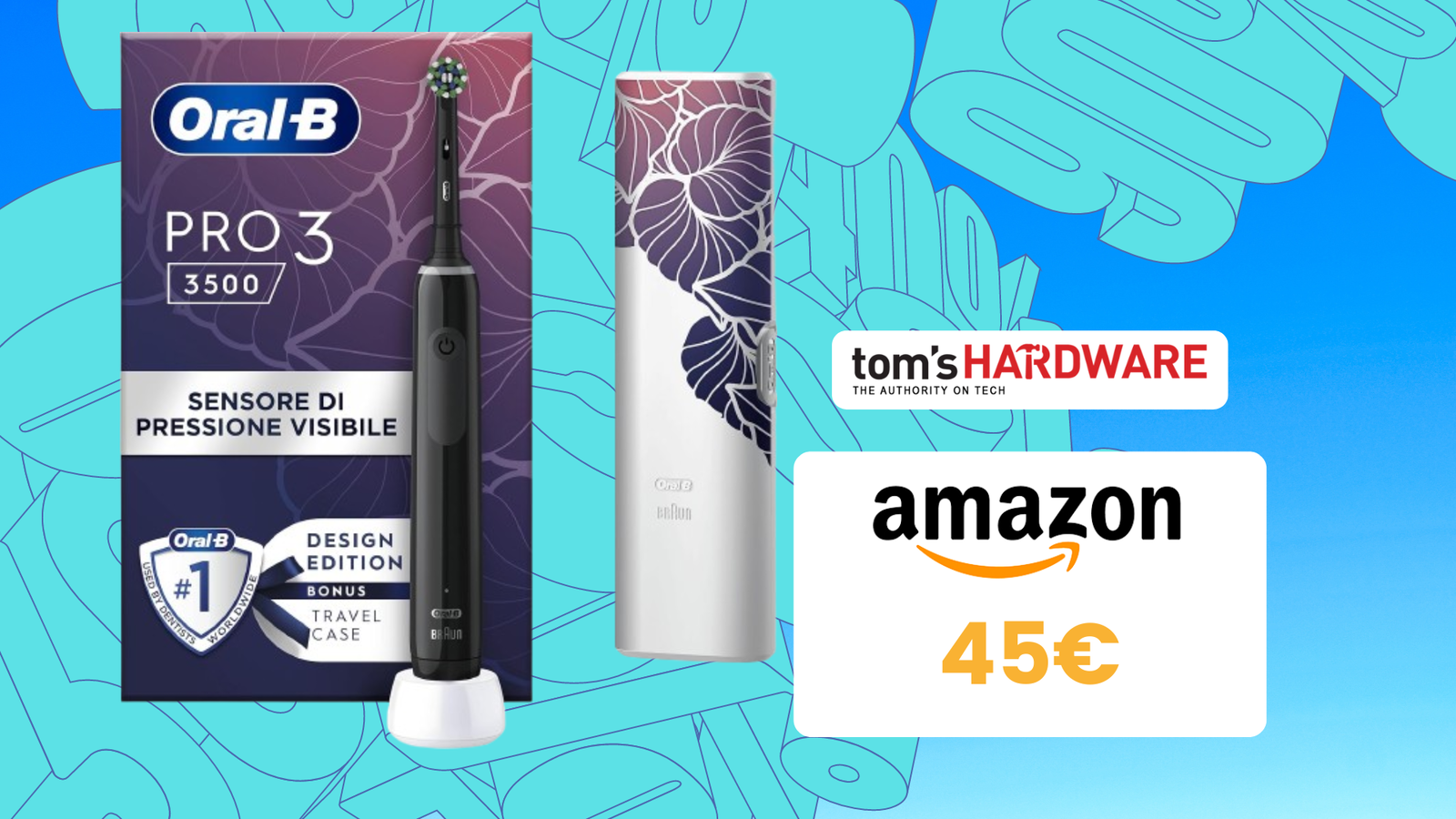 Immagine di Oral-B Pro 3 3500N: OTTIMO spazzolino elettrico a MENO di 45€ su Amazon!