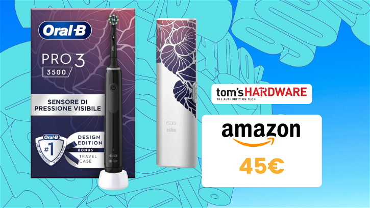 Immagine di Oral-B Pro 3 3500N: OTTIMO spazzolino elettrico a MENO di 45€ su Amazon!