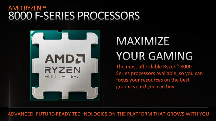 Immagine di AMD svela Ryzen 7 8700F e Ryzen 5 8400F, veloci e poco costosi