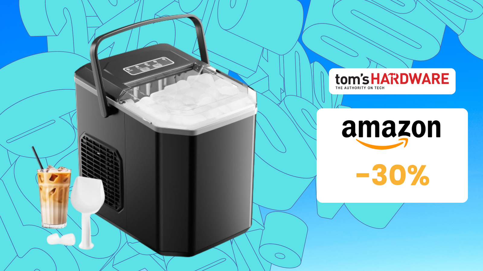 Estate non ti temo! Ottima macchina per il ghiaccio in sconto del 30%! Perfetta per i party!