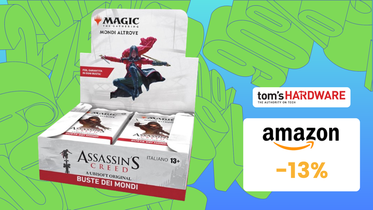 Immagine di Magic The Gathering: 24 buste dell'espansione dedicata ad Assassin’s Creed! in sconto del 13%!