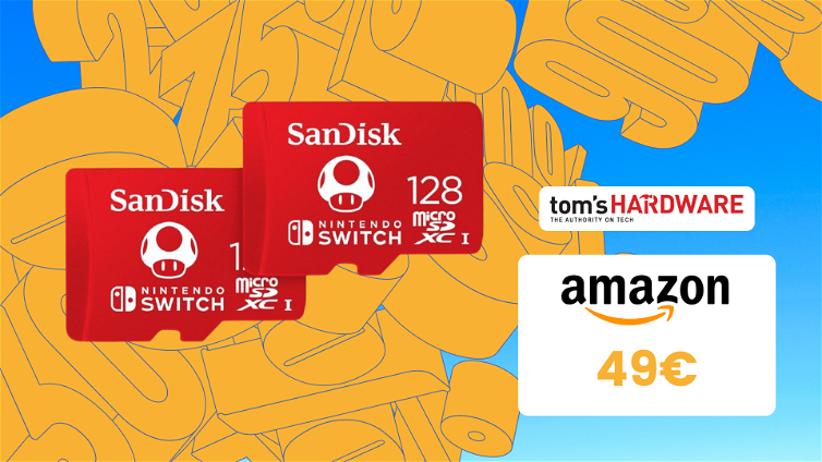 Immagine di Due microSD SanDisk da 128GB per Switch a SOLI 49€, IMPERDIBILI!