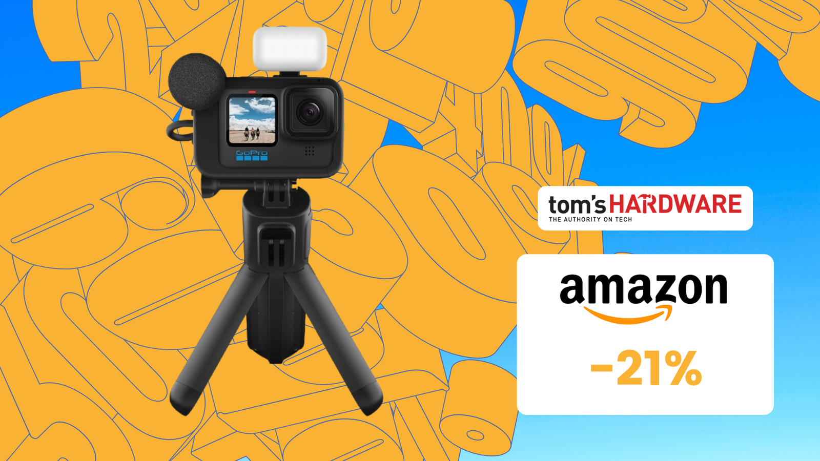 Immagine di Stupenda GoPro HERO11 Black Creator Edition scontatissima su Amazon! (-21%)