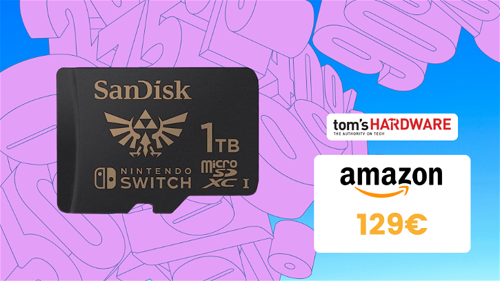 Immagine di MicroSDXC SanDisk 1TB di Zelda in SCONTO a meno di 130€!
