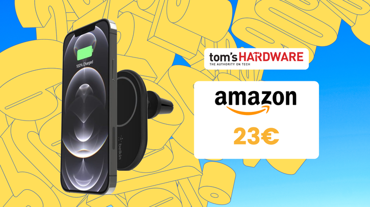 Immagine di Caricatore auto magnetico Belkin per iPhone a SOLI 23€!