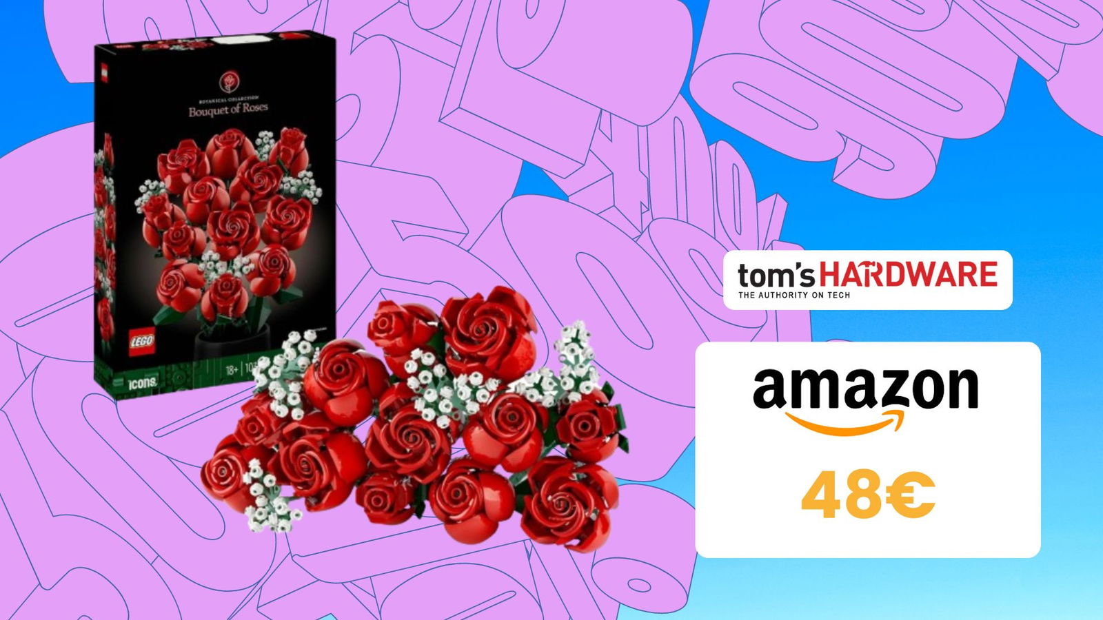 Immagine di Bouquet di rose LEGO a soli 48€: REGALO PERFETTO!