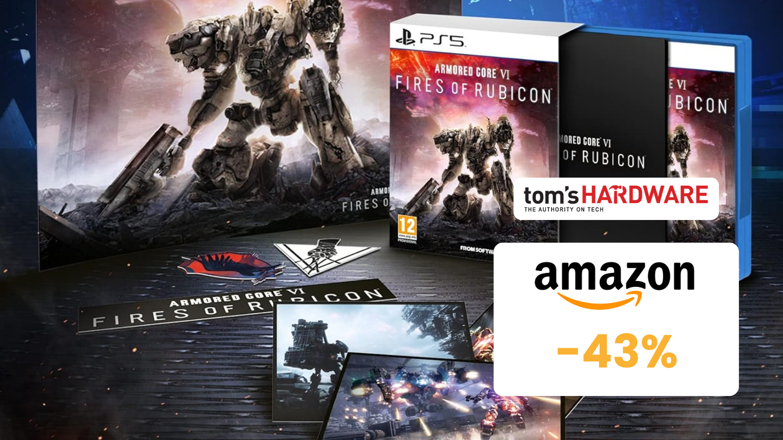 Immagine di Armored Core VI per PS5 SCONTATO del 43%! Lo paghi SOLO 40€