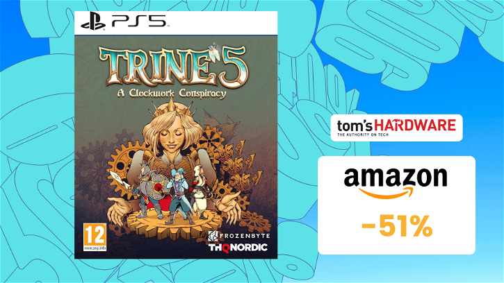 Immagine di L'intrigante Trine 5: A Clockwork Conspiracy per PS5 è in super sconto su Amazon: solo 15€