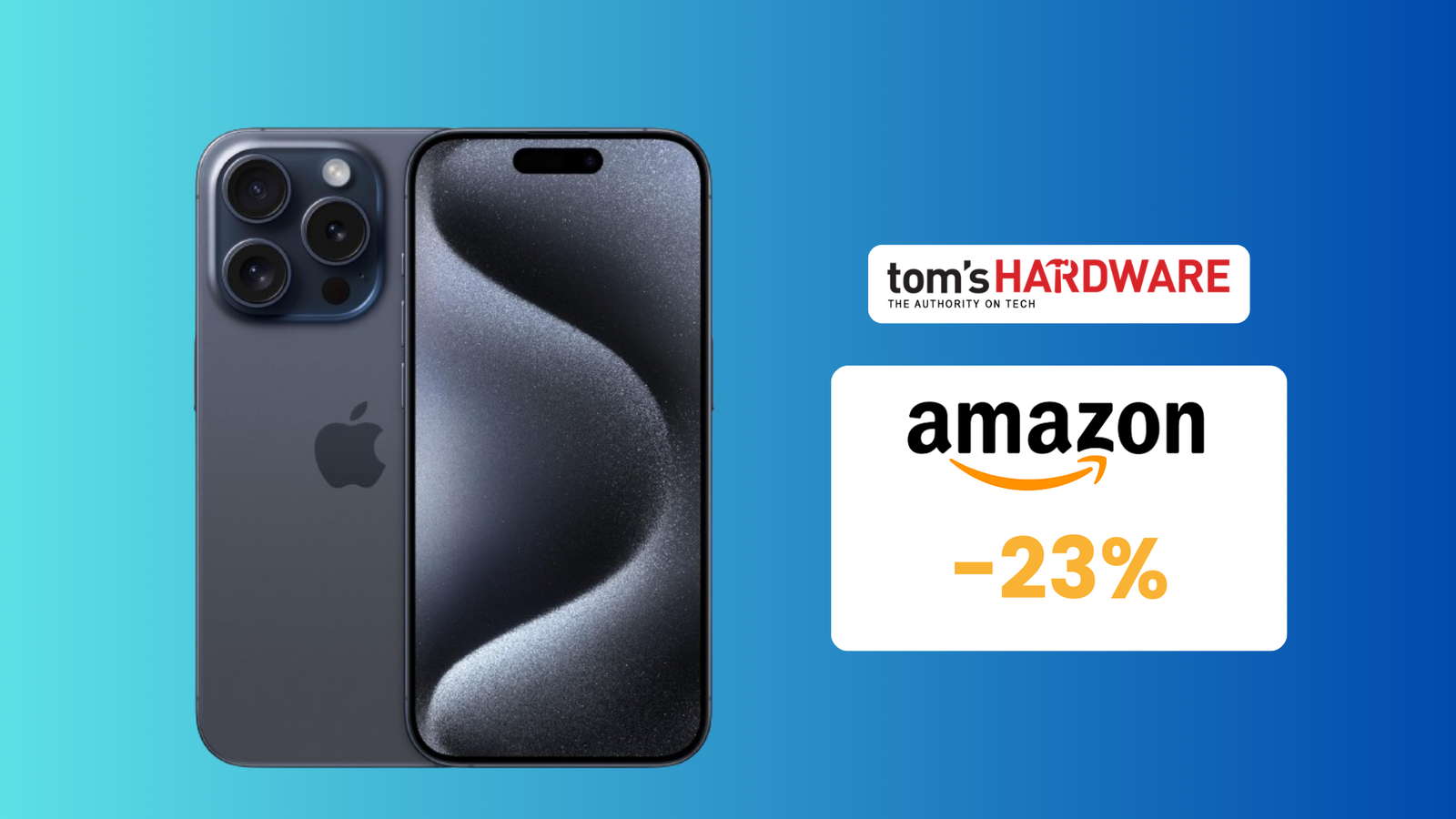 Immagine di Apple iPhone 15 Pro 128GB a SOLI 949€! Risparmi il 23%