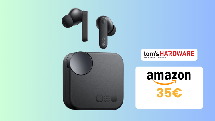 Immagine di Solo 35€ per questi auricolari wireless dal design minimal!