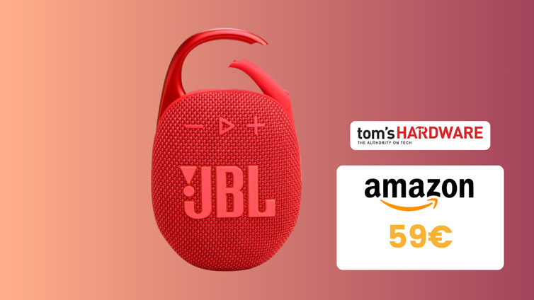 Immagine di Cassa bluetooth JBL Clip 5 per la prima volta in offerta! Stupenda e super portatile