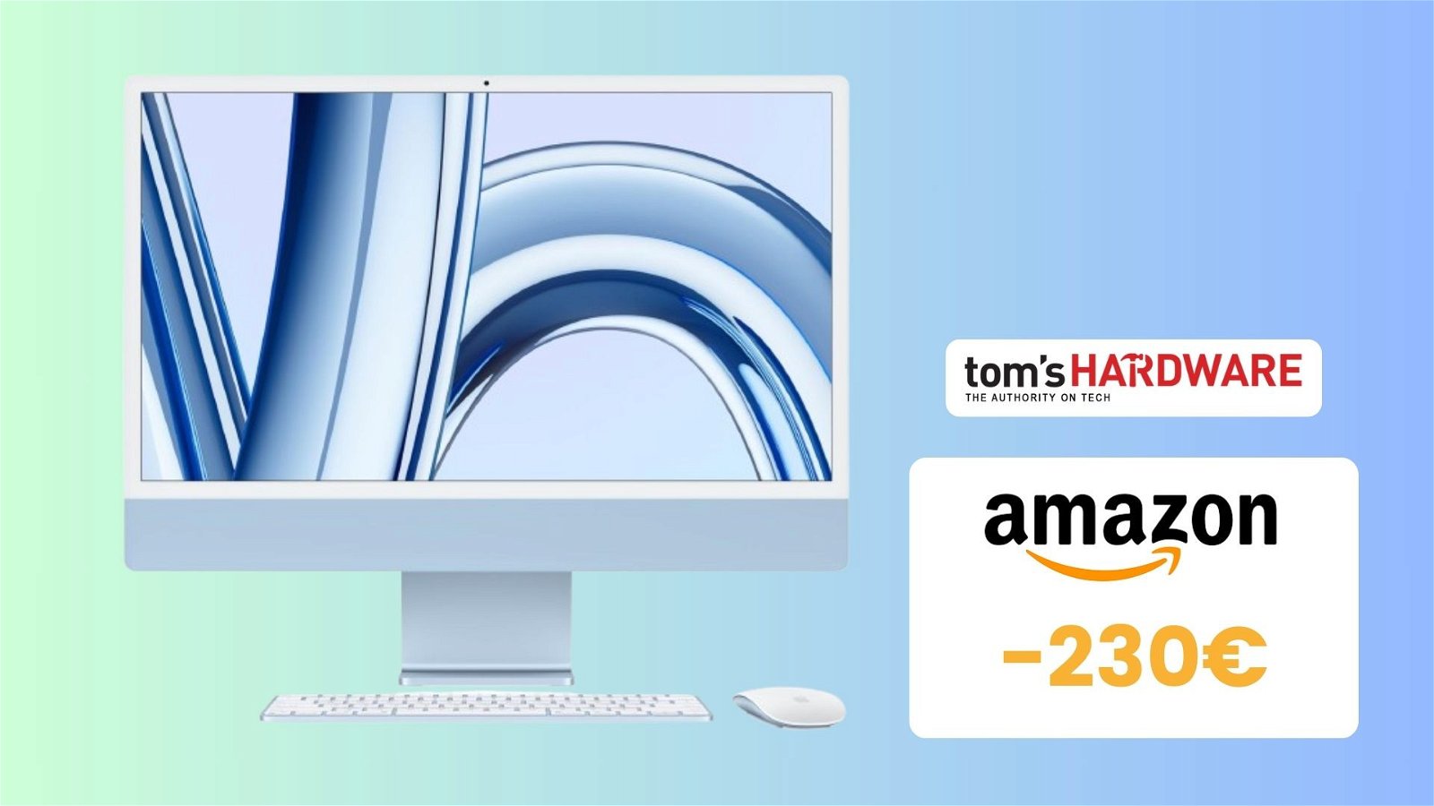 Immagine di Risparmia 230€ sull'iMac con M3: il top degli all-in-one