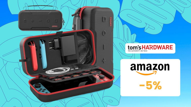 Immagine di Custodia per Nintendo Switch a 19€: comoda anche per gli accessori!