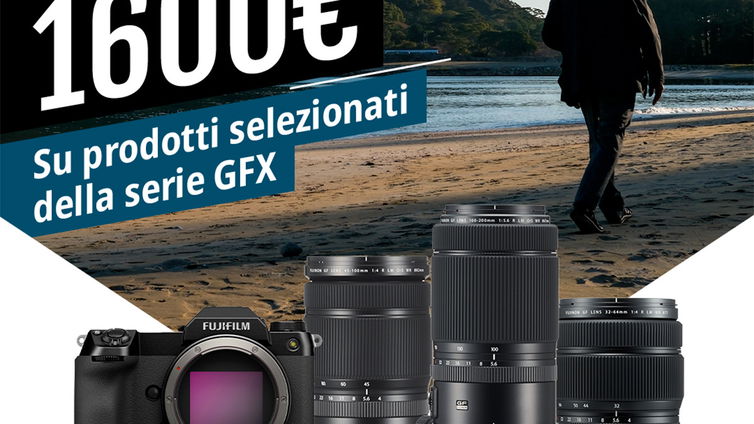 Immagine di FUJIFILM vi regala fino a 1.600€ di cashback sui modelli della serie X e GFX