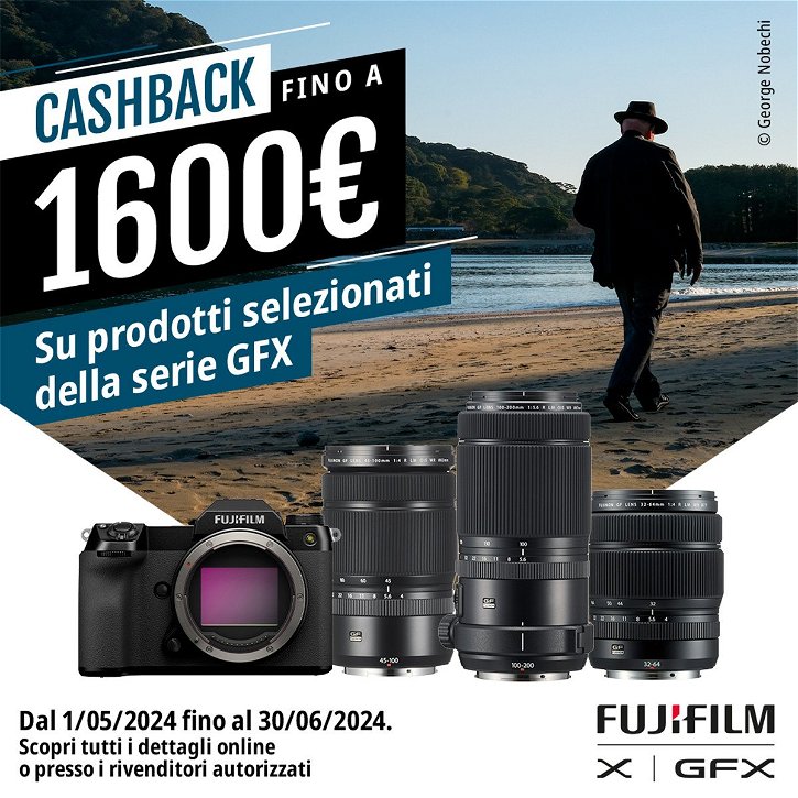 Immagine di FUJIFILM vi regala fino a 1.600€ di cashback sui modelli della serie X e GFX