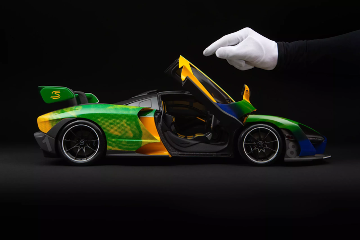 Immagine di Questo modellino di McLaren Senna costa più di una Fiat Panda ed è bellissimo