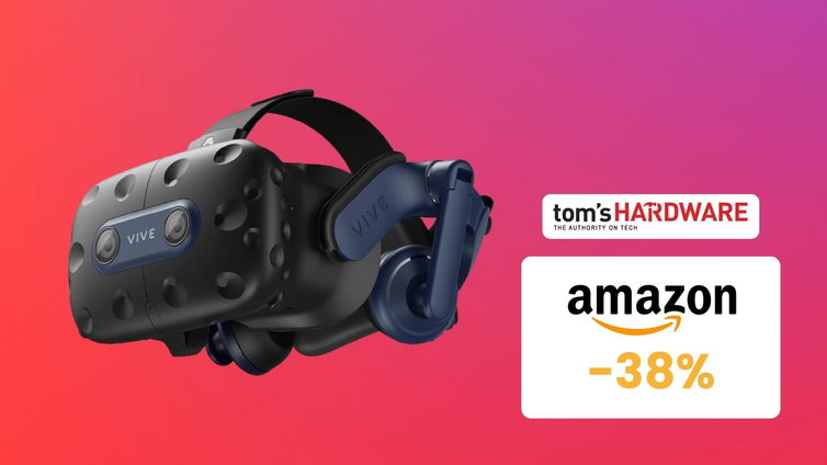 Immagine di HTC Vive Pro 2: sconto storico sul visore VR con risoluzione 5K (-38%)