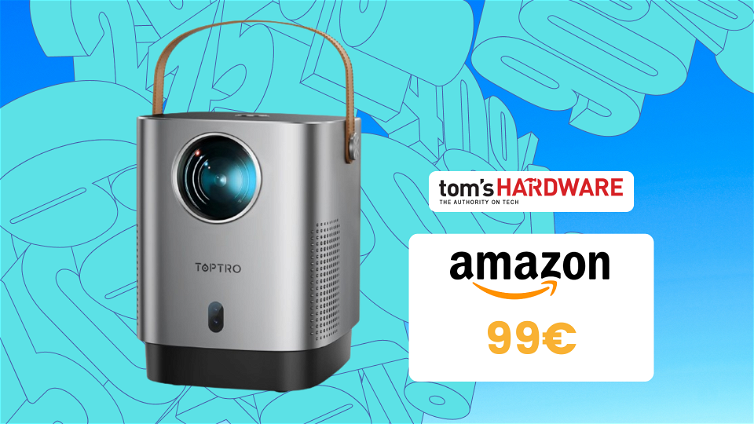 Immagine di SOLO 99€ per questo mini proiettore portatile: porta il cinema a casa tua!