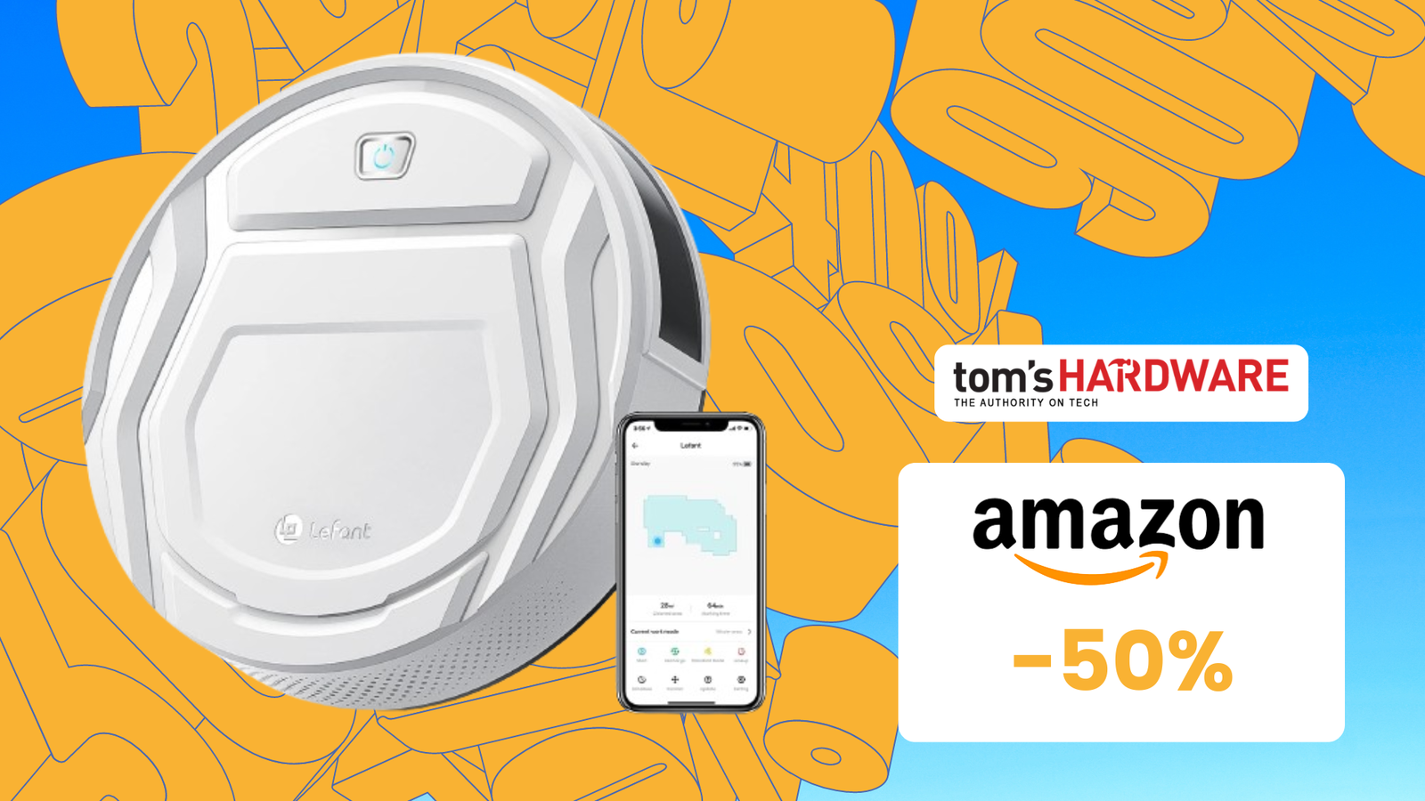 Lefant M210: ottimo robot aspirapolvere in sconto del 50%!