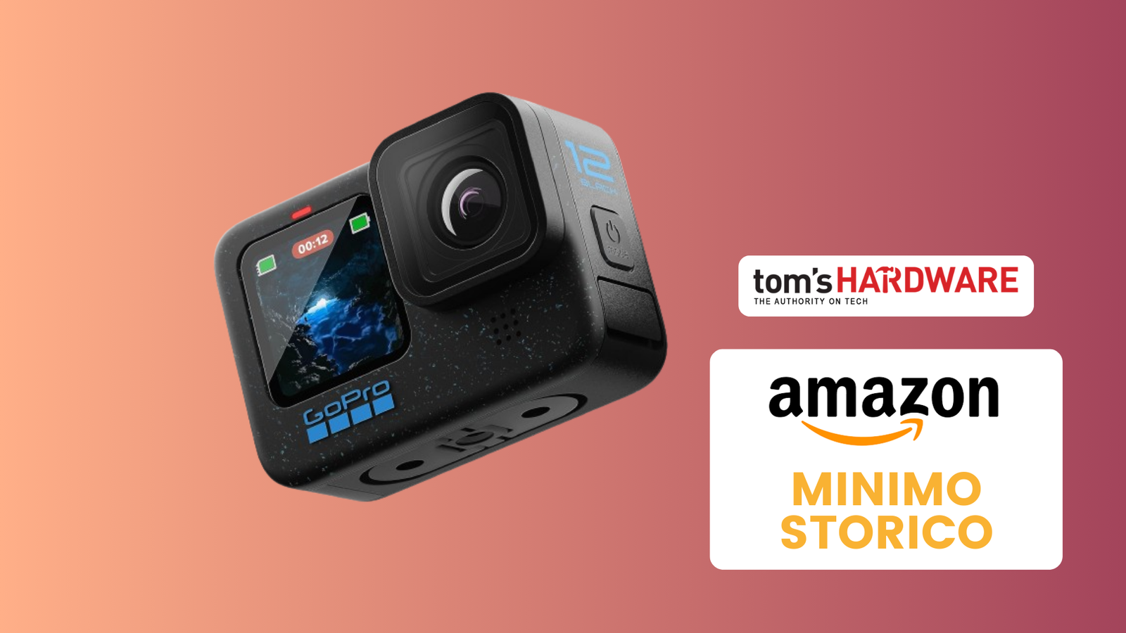 GoPro HERO12 Black, CHE PREZZO! Prima volta sotto i 300€