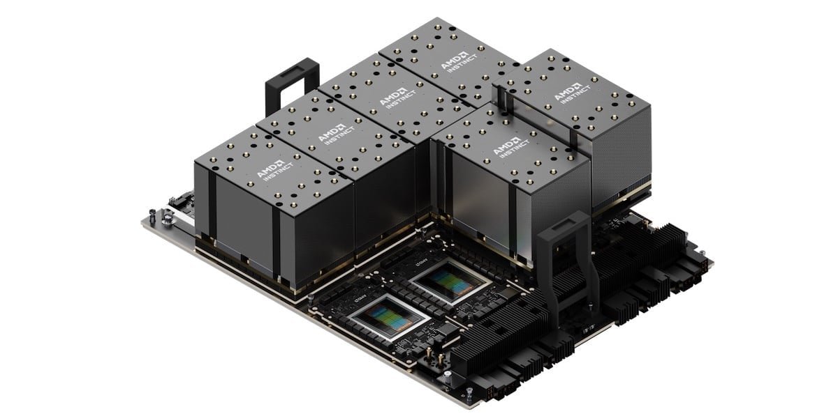 Immagine di AMD sfida Nvidia con il suo nuovo acceleratore AI da 288GB