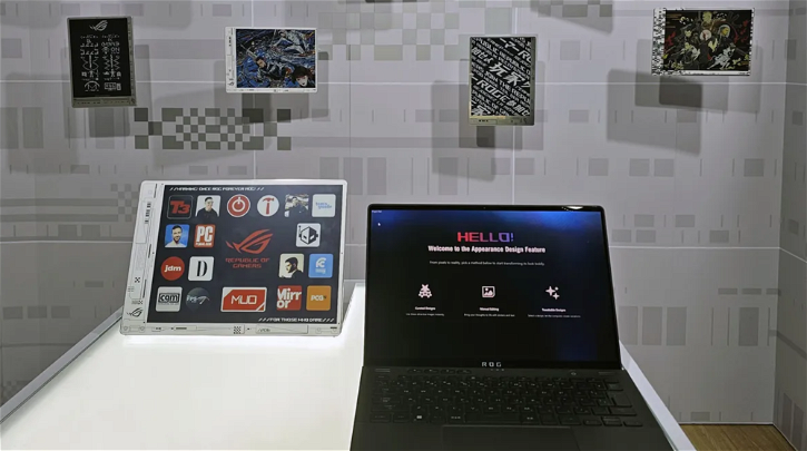 Immagine di Asus presenta Dali, un secondo schermo e-paper a colori per laptop