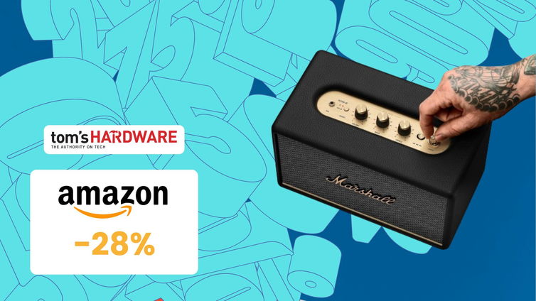 Immagine di Design e suono si fondono nella Marshall Acton, ora scontata del 28%