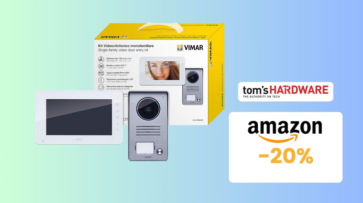 Immagine di Questo ottimo videocitofono Vimar è in sconto del 20%! SICUREZZA in vista dell'estate!