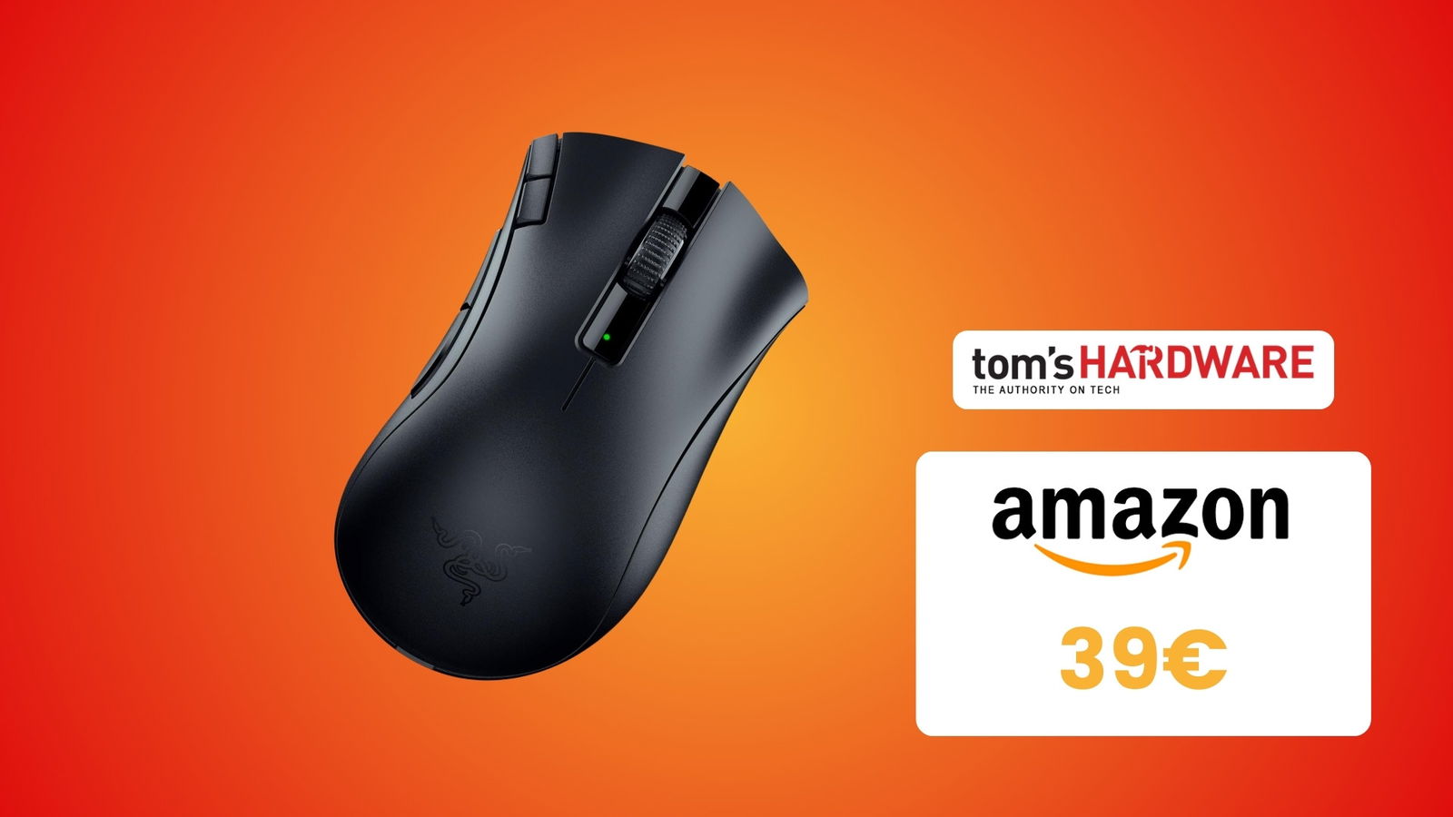 Immagine di Razer DeathAdder V2: mouse da gaming wireless al MINIMO STORICO su Amazon!