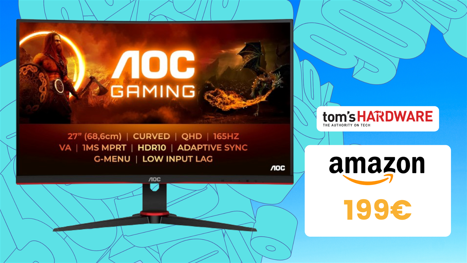 Immagine di Questo splendido monitor da gaming costa solo 199€ ed è un affare! Ti diciamo il perchè