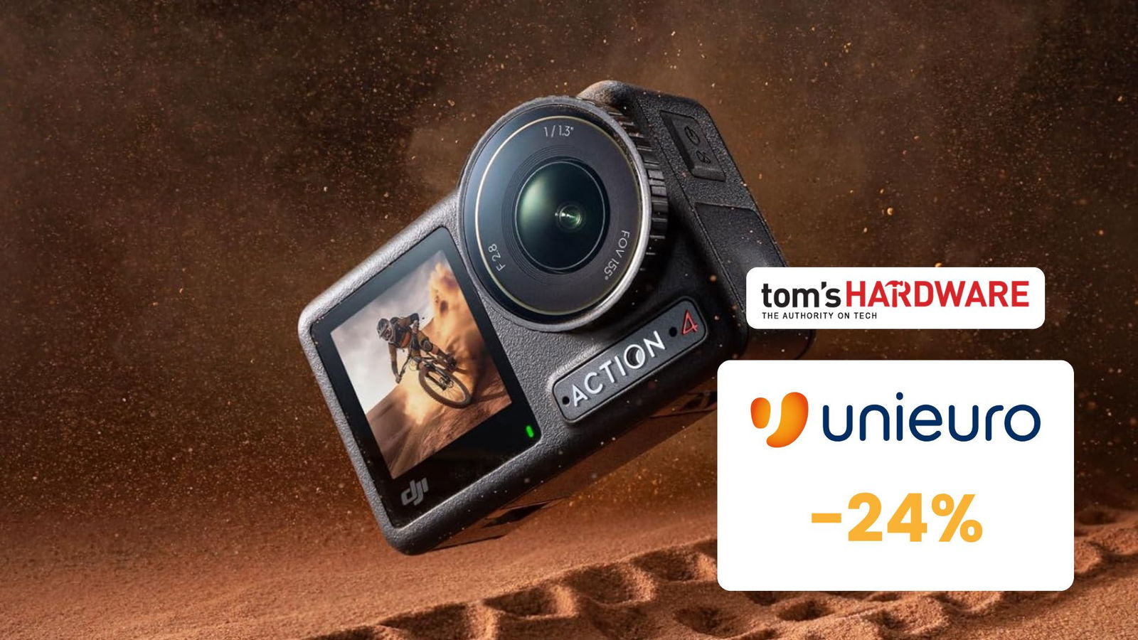 Immagine di A soli 250€, la DJI Osmo Action 4 diventa un must-have grazie a Unieuro