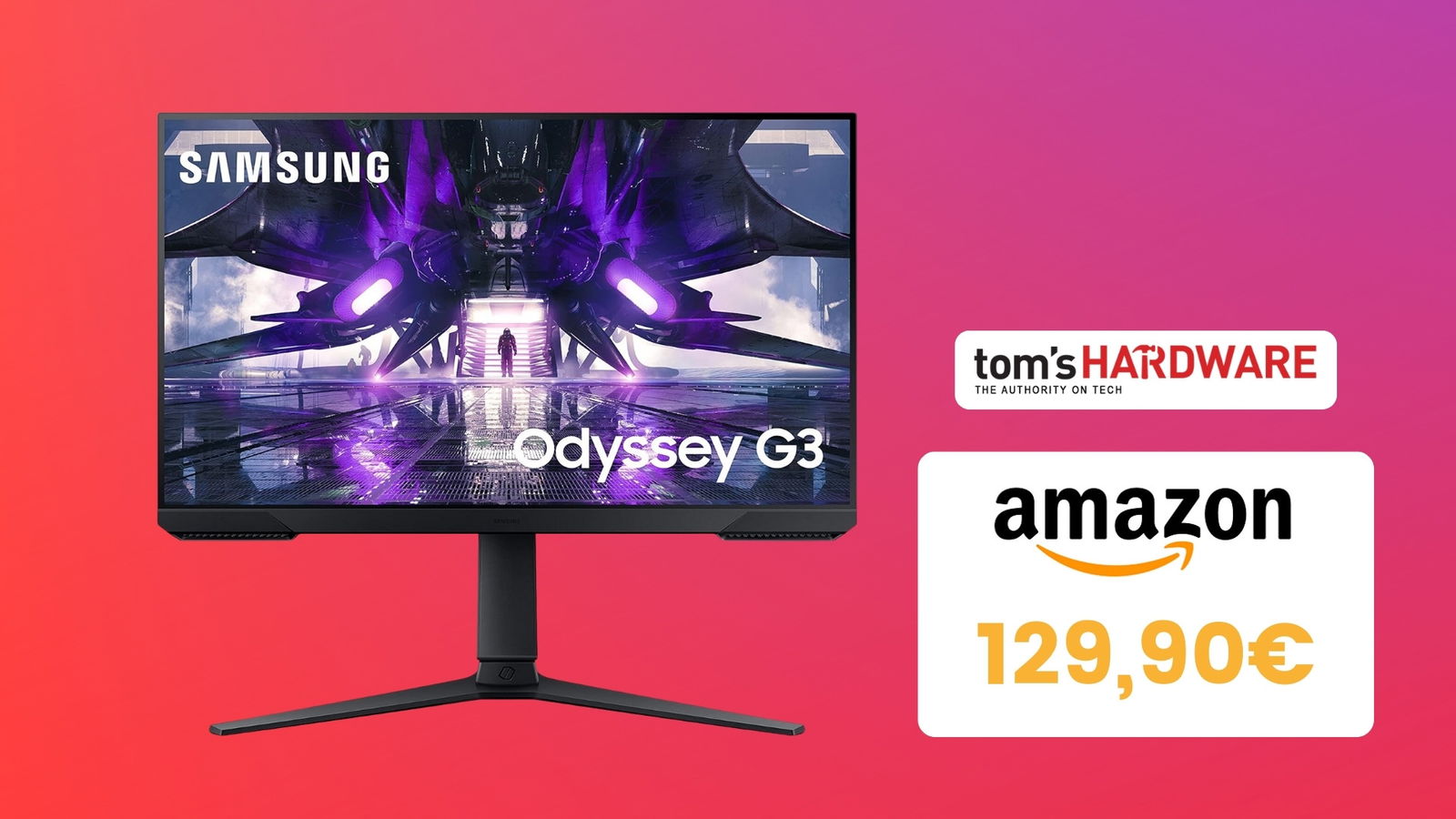 Immagine di Monitor da gaming Samsung Odyssey G3 a meno di 130€! AFFARE!