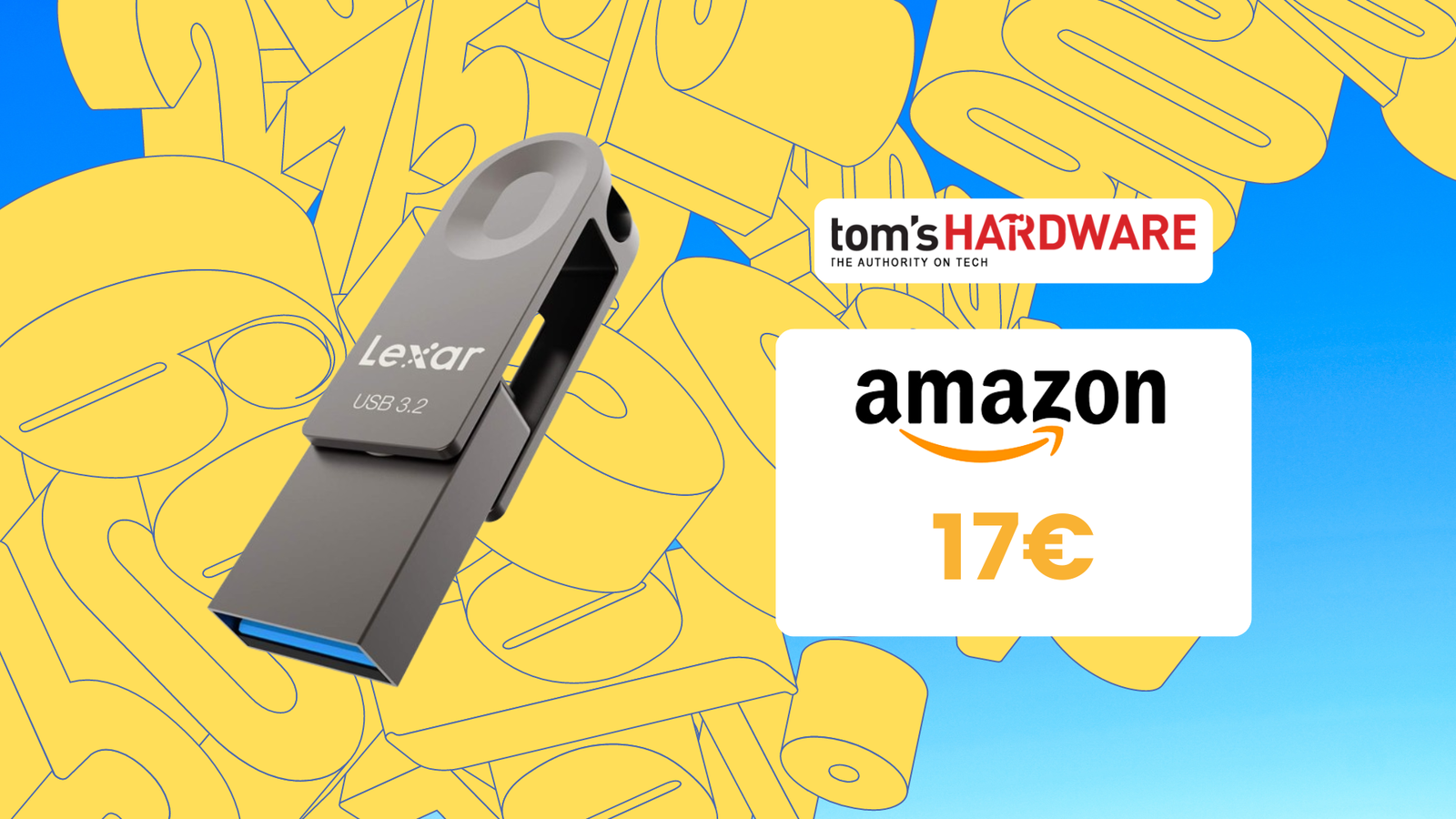 Immagine di La chiavetta USB Lexar da 128GB è compatta, versatile e costa solo 17€