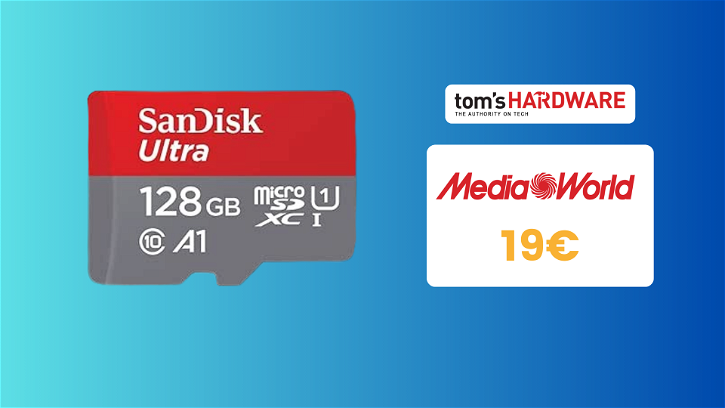 Immagine di Incrementa la memoria del tuo smartphone o tablet con la microSDXC SanDisk Ultra da 128GB. Oggi costa solo 19€!