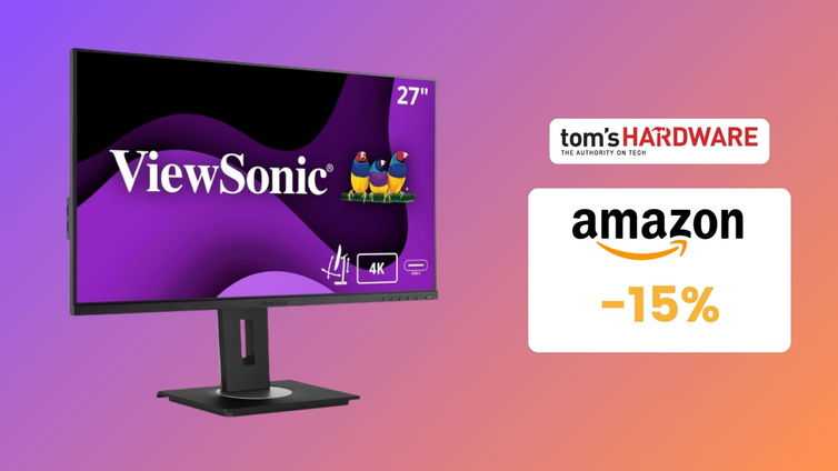 Immagine di Questo monitor Viewsonic 4K da 27" non è mai costato COSI' POCO! SOLO 220€!