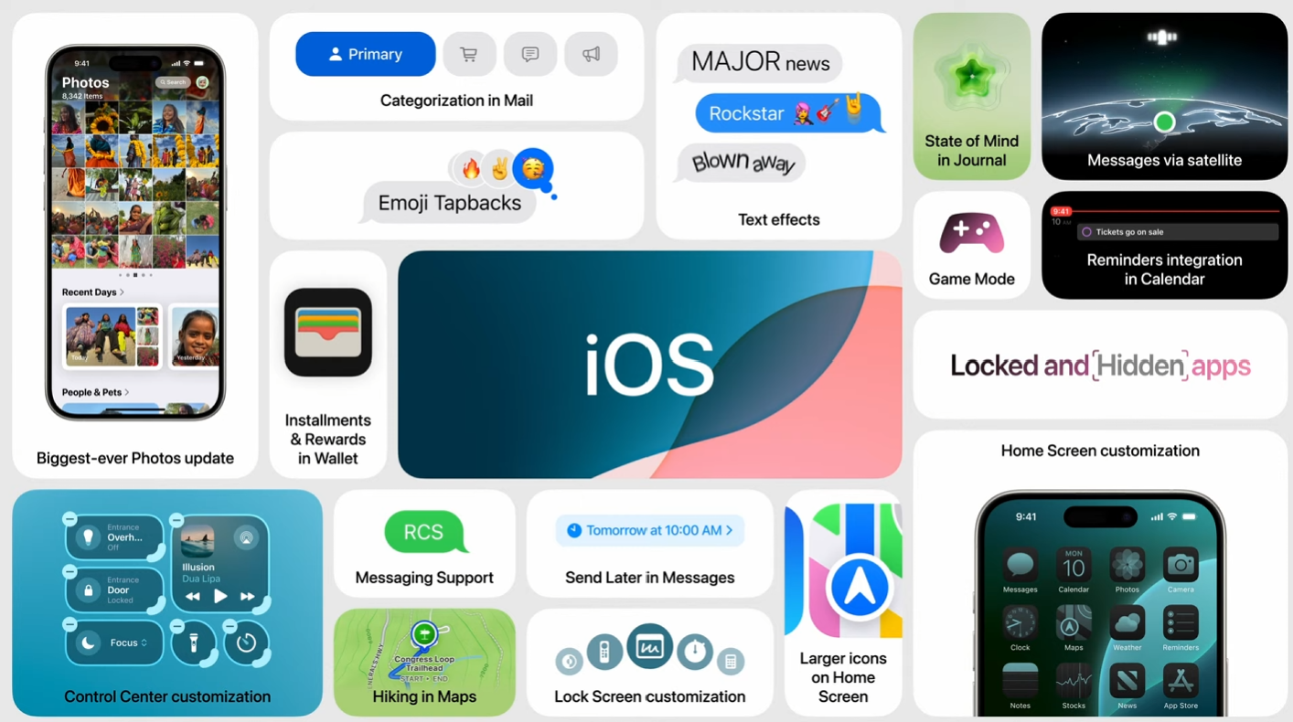 Immagine di iOS 18 ridisegna schermata Home, Centro di Controllo e non solo: tutte le novità