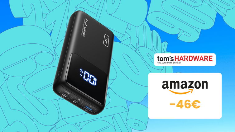 Immagine di DOPPIO SCONTO per questa Power Bank da 25.000mAh: ed è una scheggia!