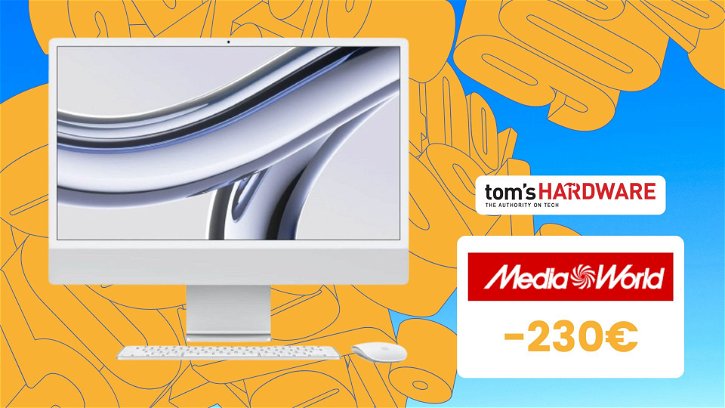 Immagine di Risparmia 230€ da Mediaworld sull'iMac 24" con chip M3! Offerta imperdibile!